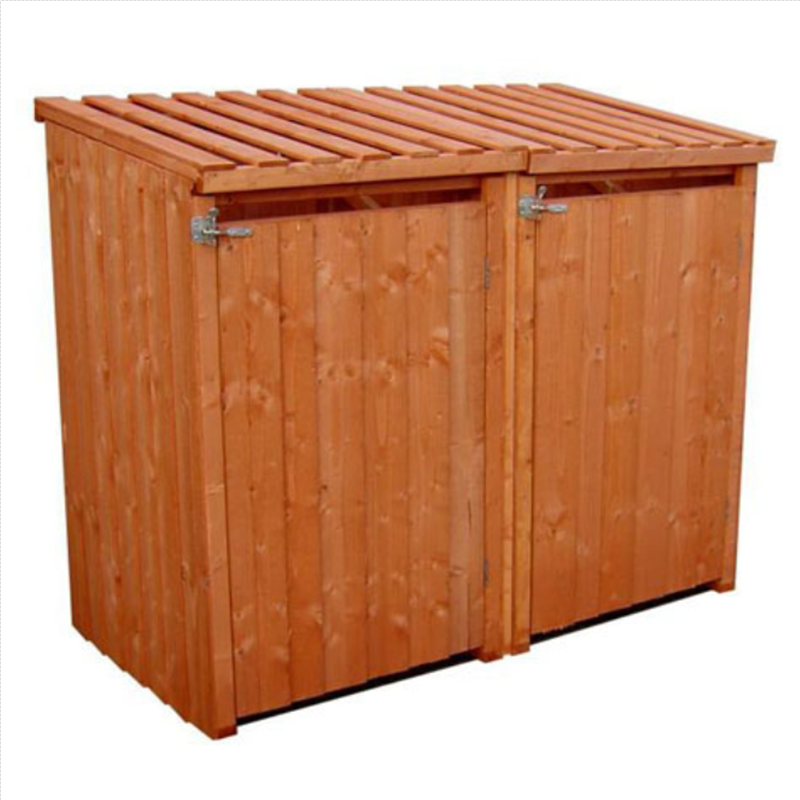 Double Wheelie Bin Store | Education Timber Fencing, Gates & Binstores ...