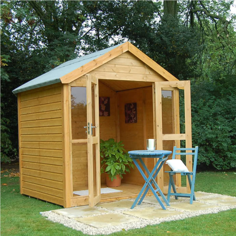 Summer House 4- Erected | Residential Sheds, Playhouses & Garden Houses ...